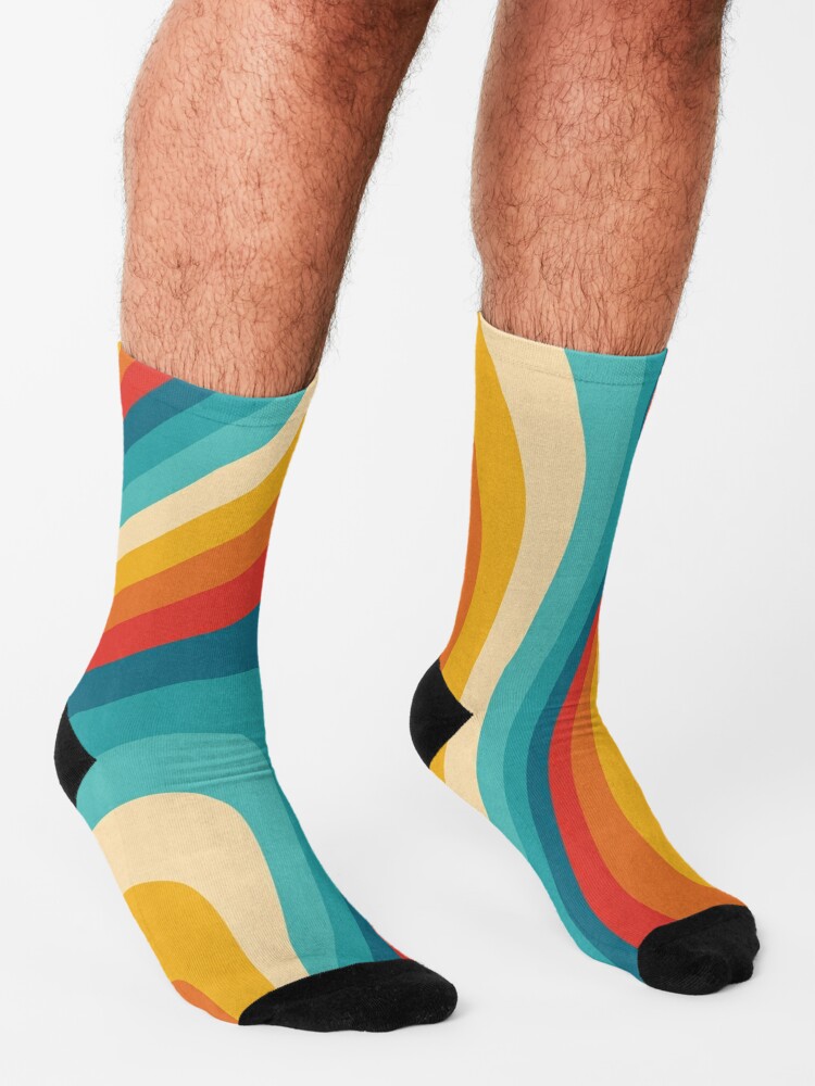 Striped Toe Socks were one of the 'in' things of the 70's.