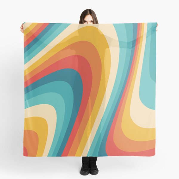 70s Retro Aesthetic Scarf