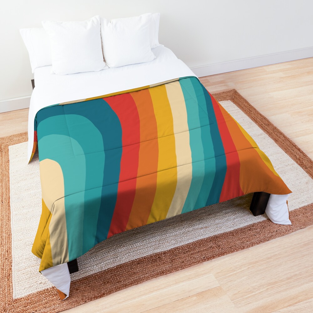 70s Retro Aesthetic Comforter