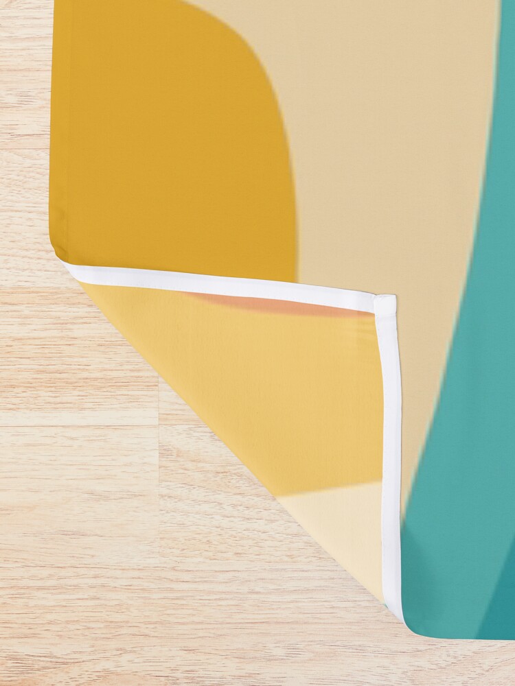 Alternate view of 70s Retro Aesthetic Shower Curtain
