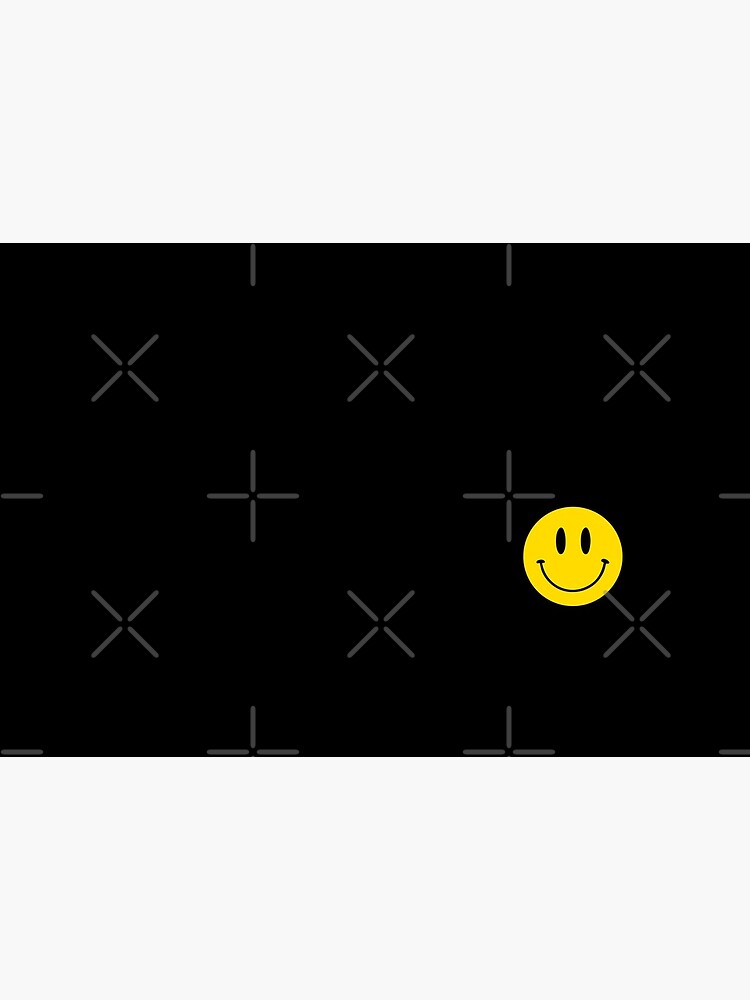 Small | Happy Face | Black | Smiley | by HappyFaceCo