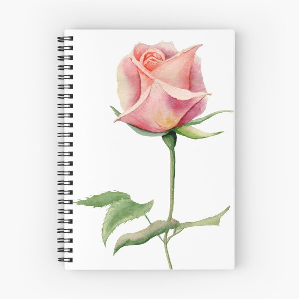 Item preview, Delicate pink watercolor rose designed and sold by NataBold.