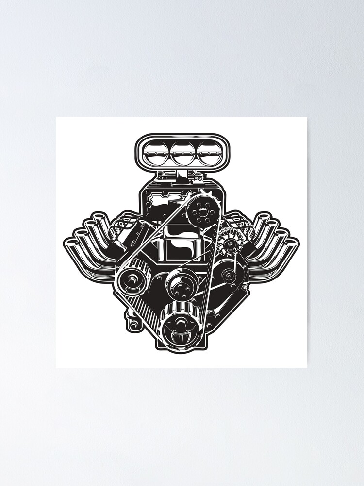 Cartoon Turbo Engine Cartoon Turbo Engine