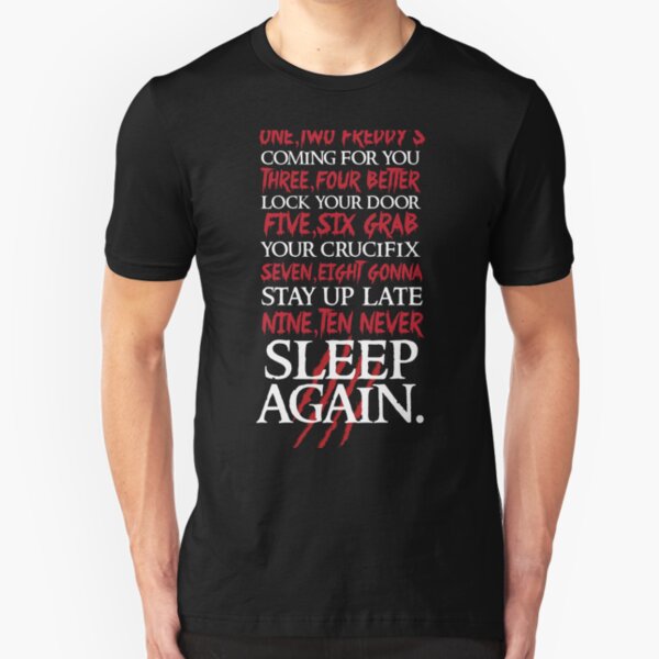 1, 2 Freddy's Coming For You... Slim Fit T-Shirt