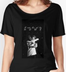 Camiseta ancha para mujer abrazo de larry stylinson