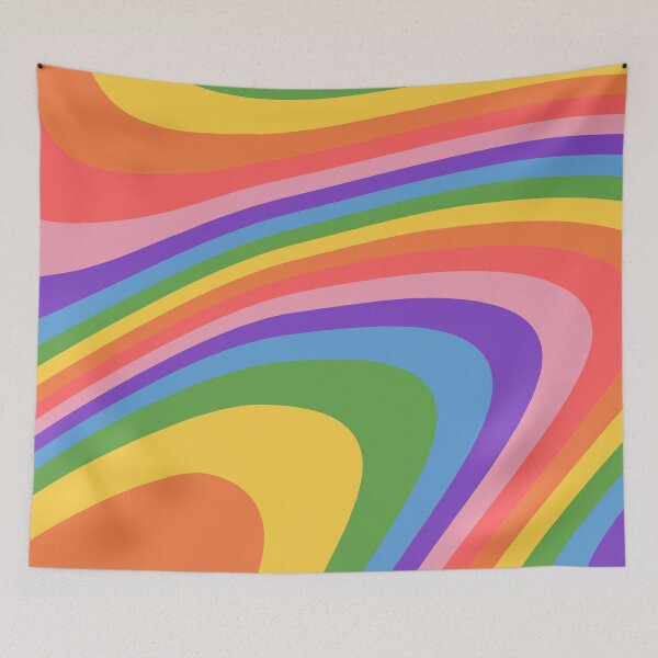 Item preview, Groovy Retro Rainbow designed and sold by trajeado14.