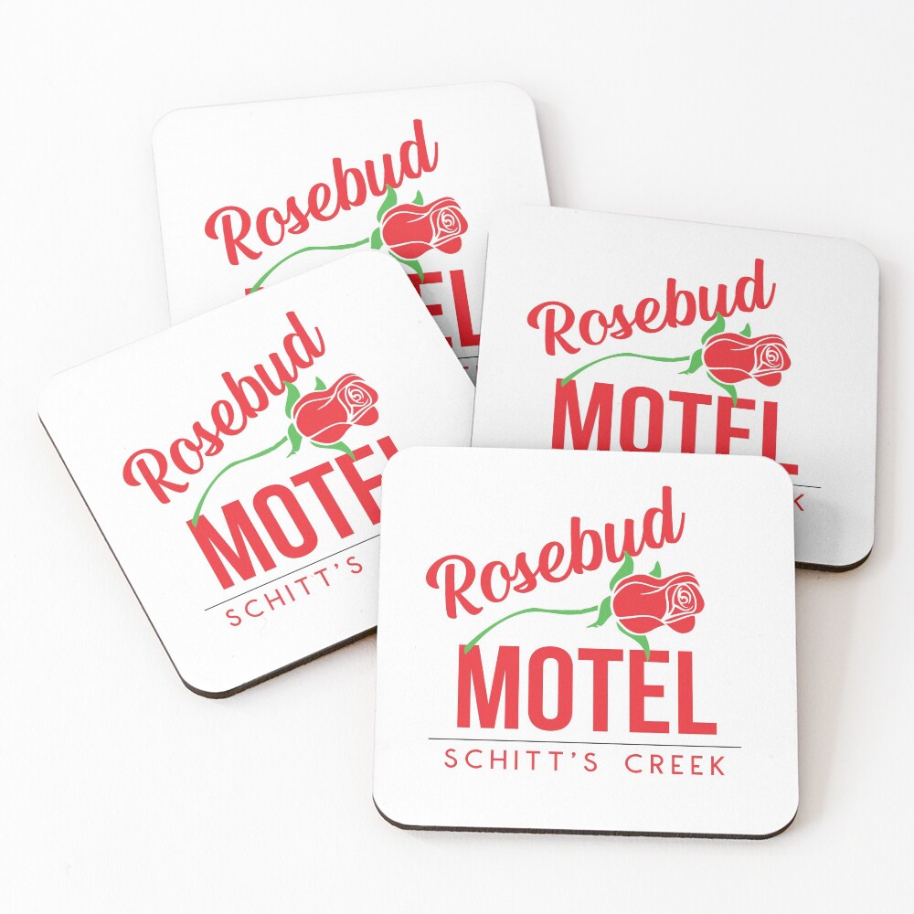 Rosebud Motel Coasters (Set of 4)