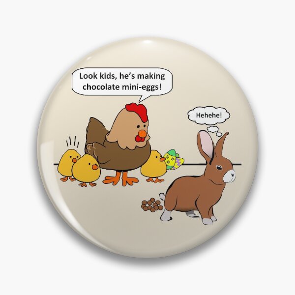 Item preview, Bunny makes chocolate poop funny cartoon designed and sold by ironydesigns.