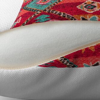 Alternate view of Traditional Colored Anthropologie Bohemian Moroccan ARTWORK Throw Pillow