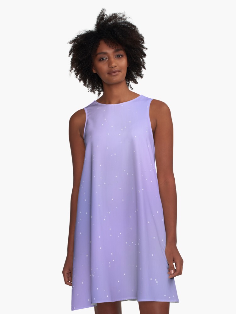 purple star dress