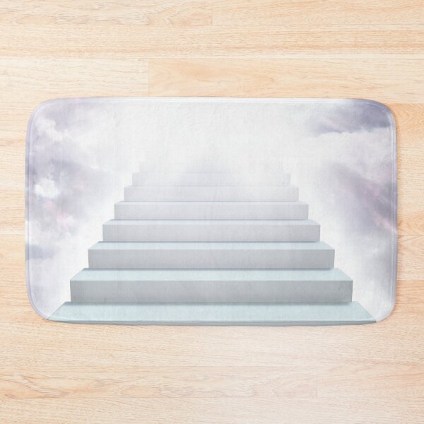 Artikelvorschau, Stairway to Heaven in Cloudy Sky with Sunlight Rays Shining Down entworfen und verkauft von IncrediVFX.