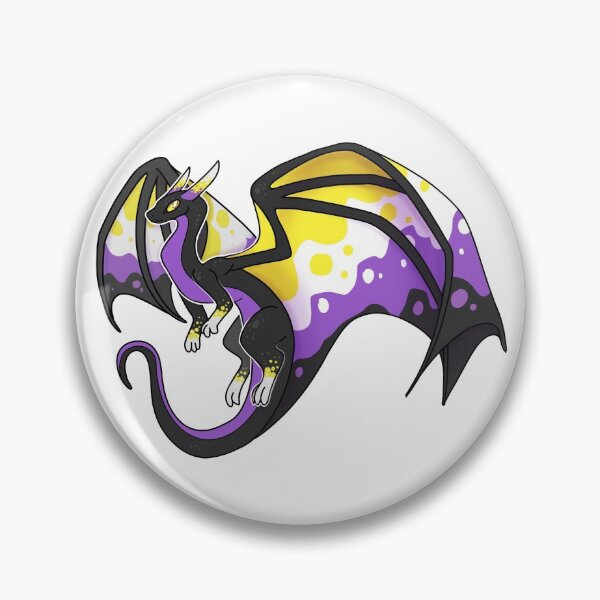 Item preview, Nonbinary Dragon Friend (old version) designed and sold by aevios.