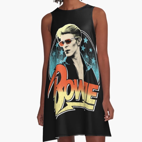 David Bowie Pop Art A-Line Dress