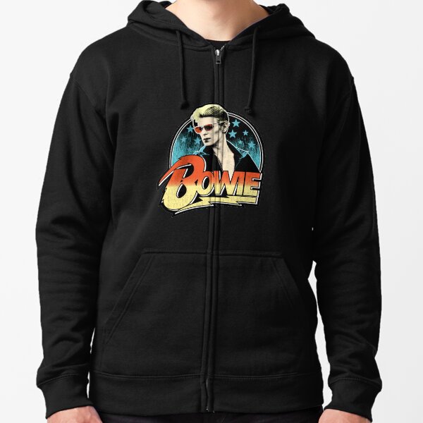 David Bowie Pop Art Zipped Hoodie