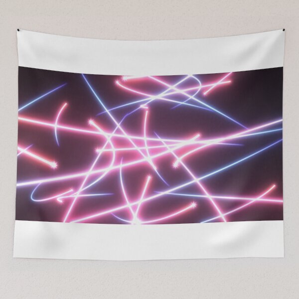 Item preview, Flying Shining Star Particles with Glowing Neon Energy Stream Lines designed and sold by IncrediVFX.