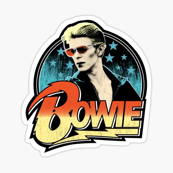 David Bowie Pop Art Sticker