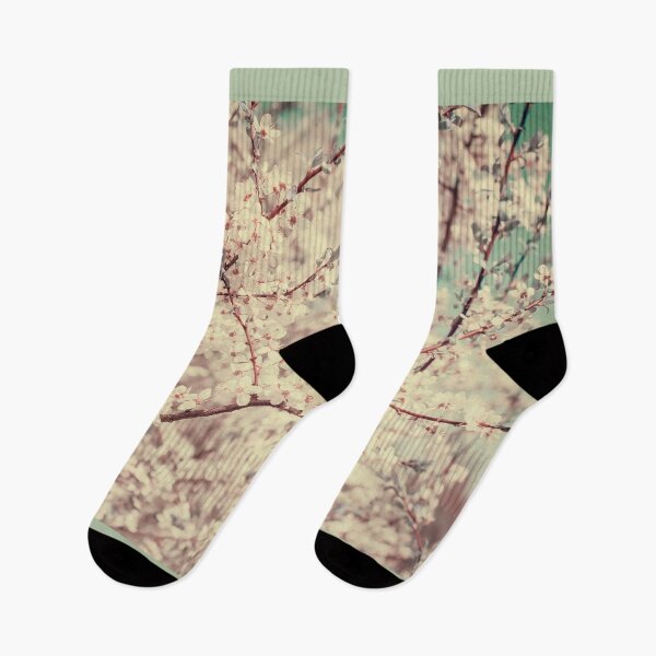 Item preview, White Cherry Plum flowers  designed and sold by lena-maximova.