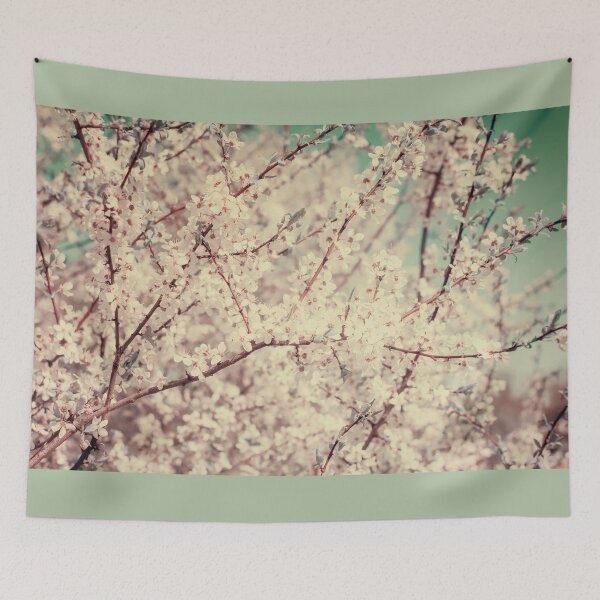 Item preview, White Cherry Plum flowers  designed and sold by lena-maximova.