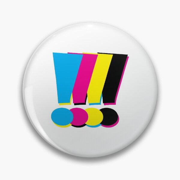 Item preview, CMYK Exclamation Points designed and sold by wheedesign.