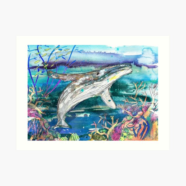 Humpback Whale Art Print