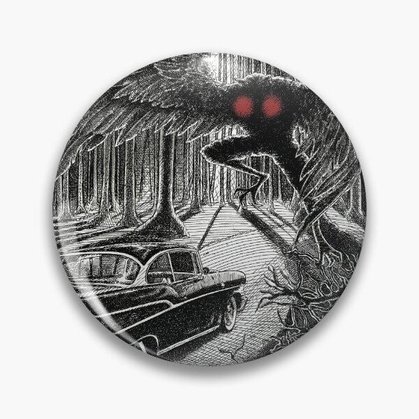 Item preview, Mothman Encounter - Point Pleasant, WV Cryptid Gift designed and sold by NatIntrovertSoc.