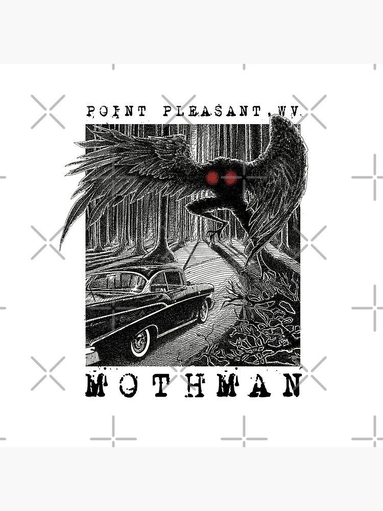 Mothman Encounter - Point Pleasant, WV Cryptid Gift by NatIntrovertSoc