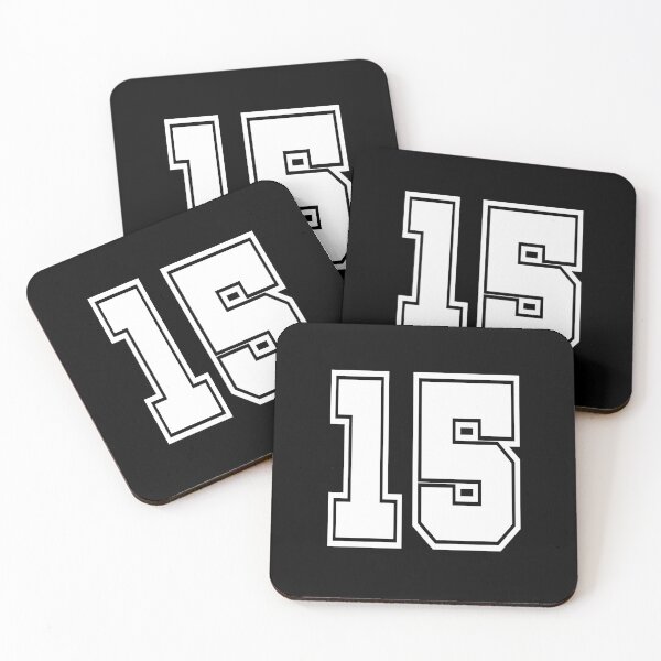 Item preview, 15 shirt number college style football soccer number designed and sold by GeogDesigns.