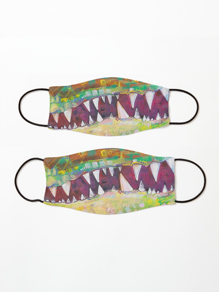 Alternate view of Crocodile Painting - 2015 Mask