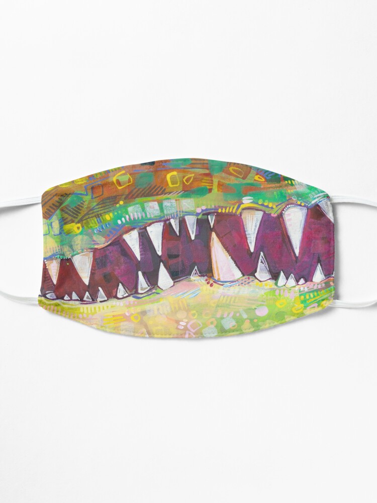Alternate view of Crocodile Painting - 2015 Mask