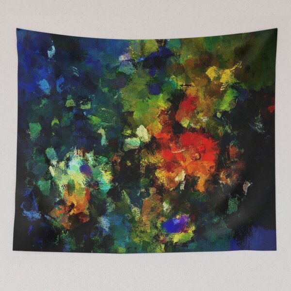 Item preview, Dark Blue Abstract Art designed and sold by A Deniz Akerman.