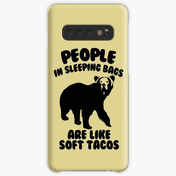 Camping Humor - Bear Food Samsung Galaxy Snap Case