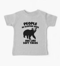 Camping Humor - Bear Food Baby Tee
