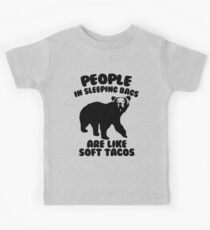 Camping Humor - Bear Food Kids Tee