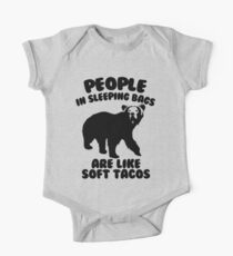 Camping Humor - Bärenfutter Baby Body Kurzarm