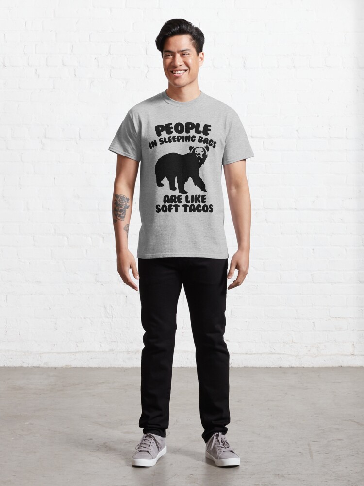 Alternate view of Camping Humor - Bear Food Classic T-Shirt
