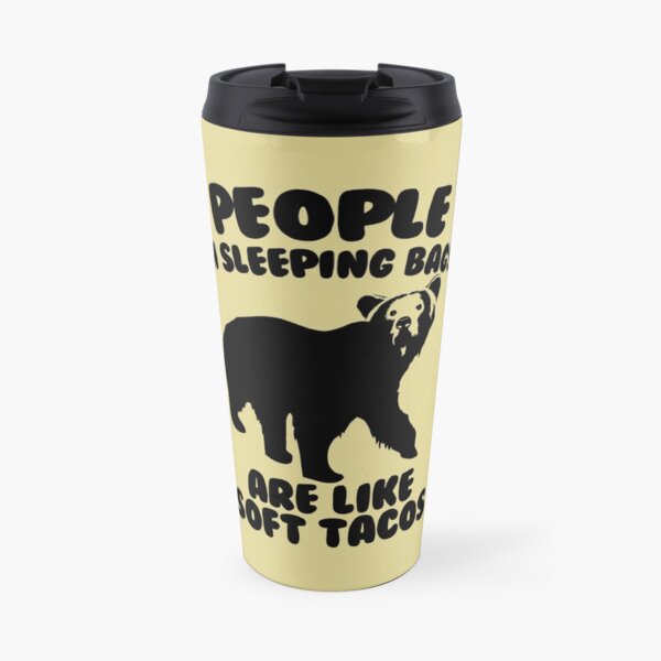 Camping Humor - Bear Food Travel Mug