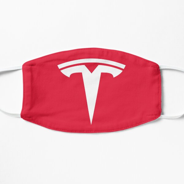Tesla Logo (red) Mask
