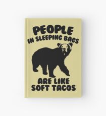 Camping Humor - Bear Food Hardcover Journal
