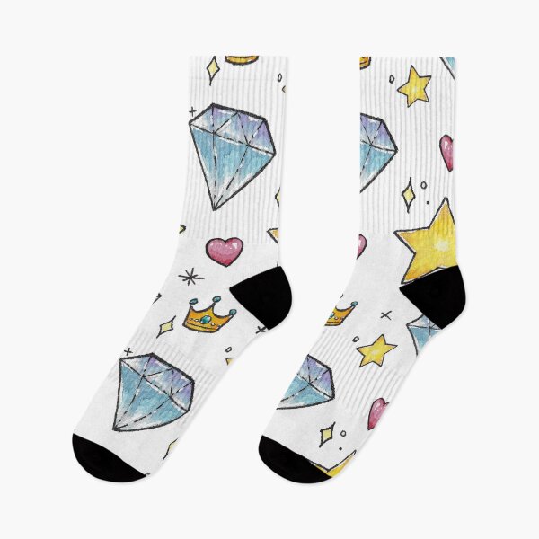 Item preview, Star diamond hearts and crowns designed and sold by sandysign.
