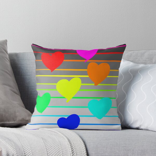 Item preview, Rainbow heart pattern  designed and sold by Melanie Jeyakkumar.