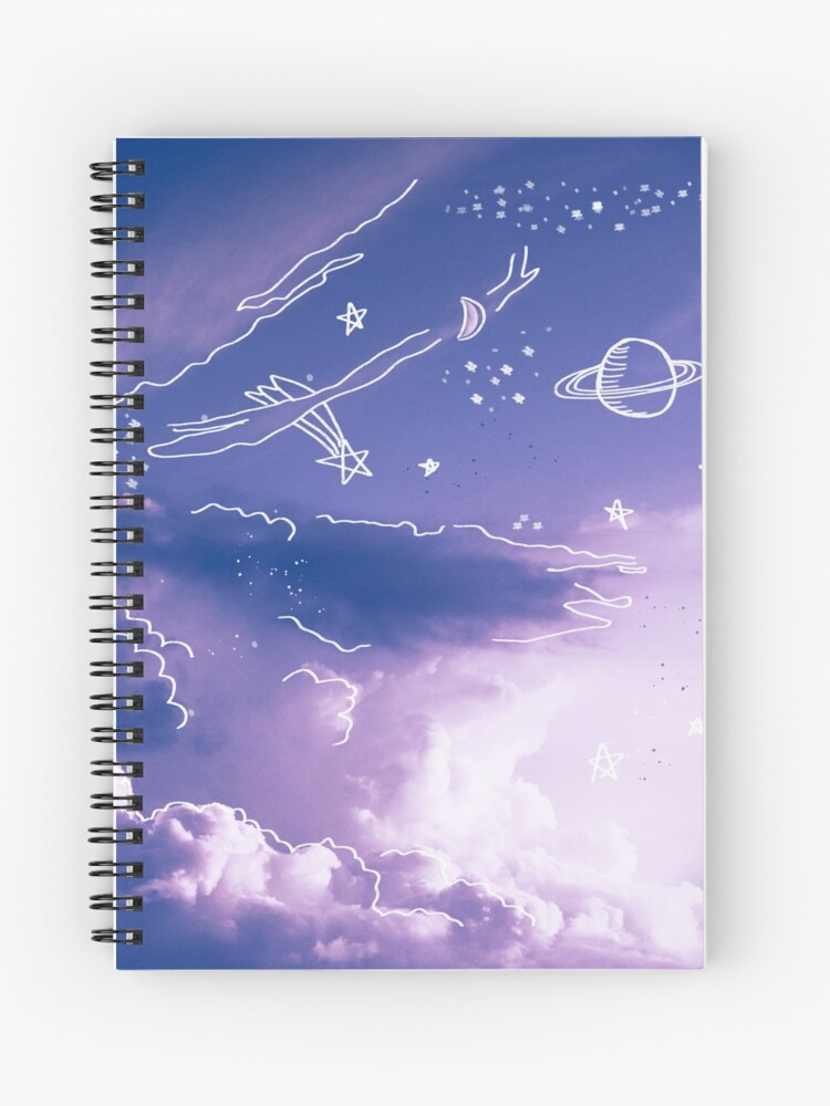 Purple Sky Aesthetic Vsco Background Spiral Notebook By Trajeado14 Redbubble
