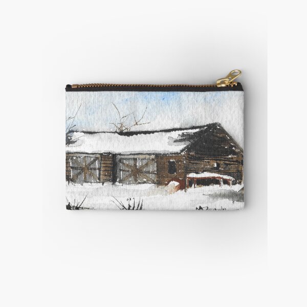 Artikelvorschau, Snowy New England Scheune entworfen und verkauft von Michael Joseph Peraino.