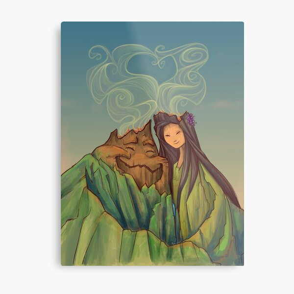 Lava Love Metal Print