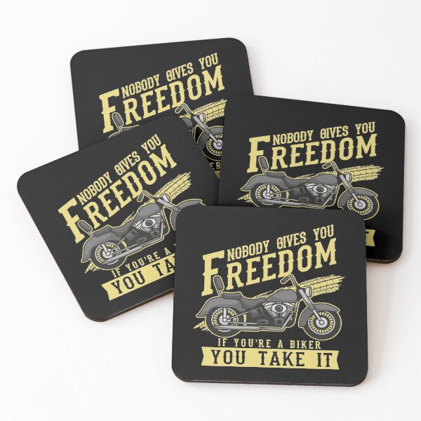 Artikelvorschau,  Biker Motorrad Nobody Gives You Freedom You Take It entworfen und verkauft von shirtystar.