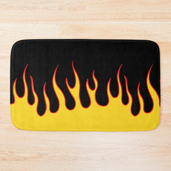 Item preview, black and yellow flames designed and sold by trajeado14.