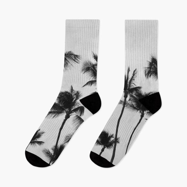Item preview, Black and White Palm Trees in Aruba designed and sold by StampCity.