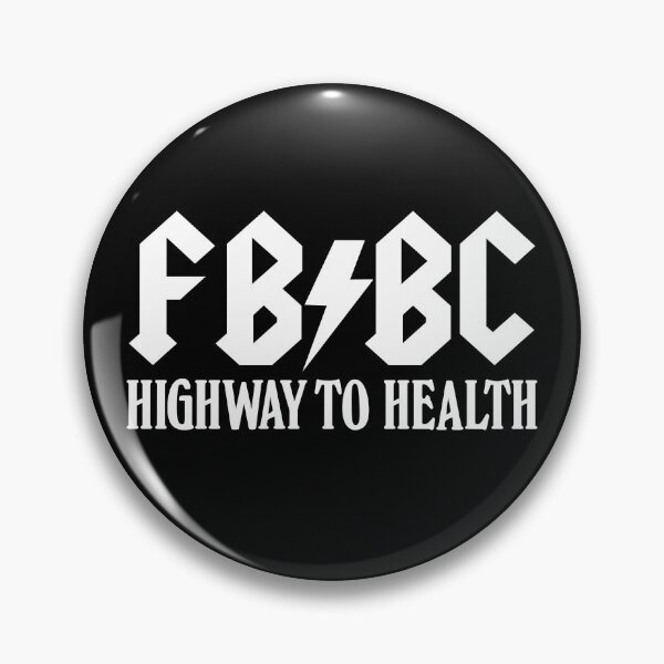 Item preview, FB/BC Highway to Health (White Text) designed and sold by Casa de Garcia.