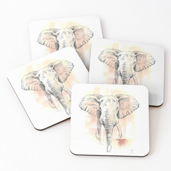 Item preview, Elephant Drawing  designed and sold by Katiegraceart.