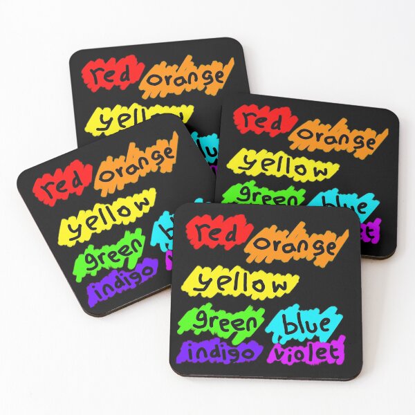 Item preview, Rainbow colour words designed and sold by Melanie Jeyakkumar.