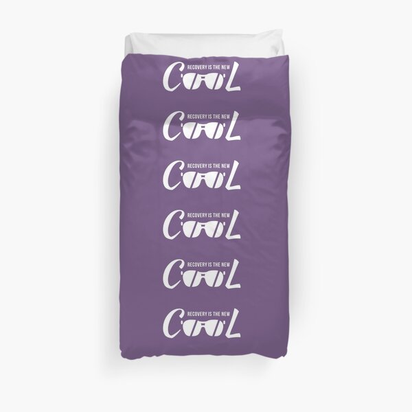 Recovery Is The New Cool - Sunglasses Duvet Cover